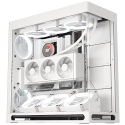 Buy HAVN HS 420 VGPU White Premium Midi Tower Case - HS 420 - Vertical GPU Support in Cyprus, Nicosia, Limassol, Larnaka, Pafos