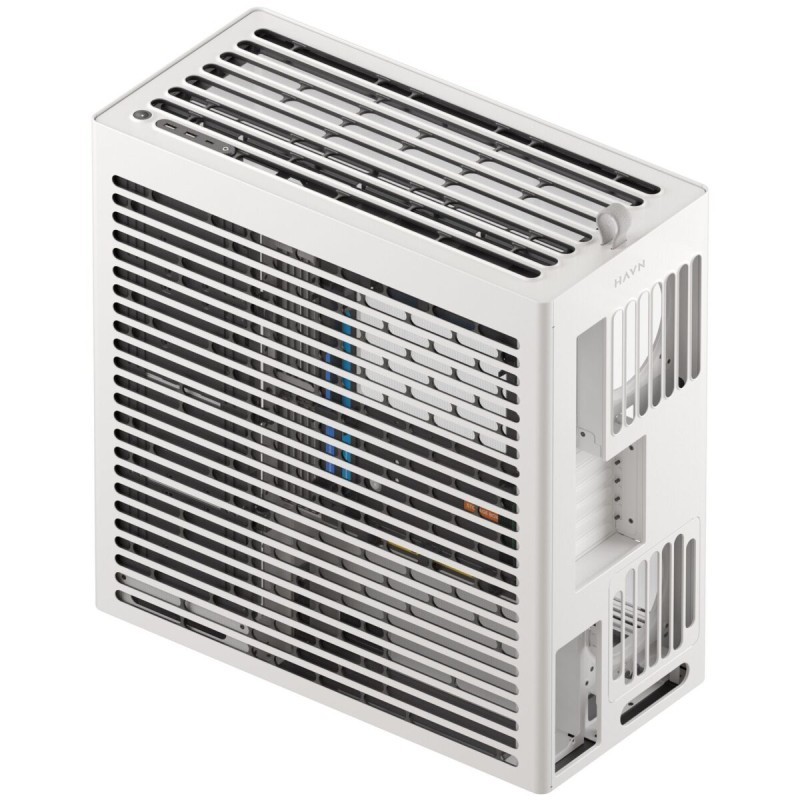 Buy HAVN HS 420 VGPU White Premium Midi Tower Case - HS 420 - Vertical GPU Support in Cyprus, Nicosia, Limassol, Larnaka, Pafos