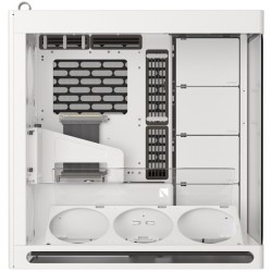 Buy HAVN HS 420 VGPU White Premium Midi Tower Case - HS 420 - Vertical GPU Support in Cyprus, Nicosia, Limassol, Larnaka, Pafos