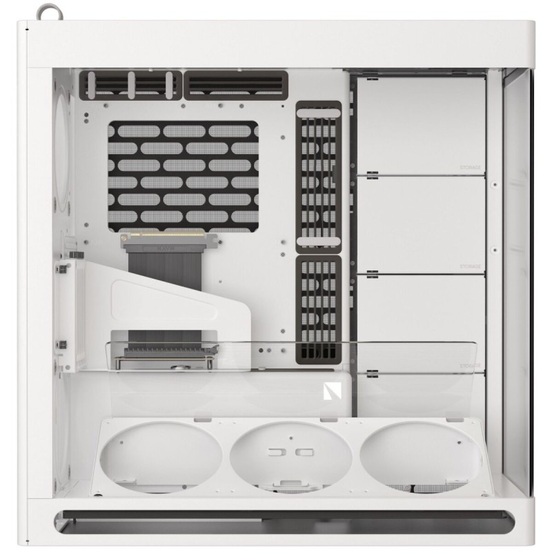 Buy HAVN HS 420 VGPU White Premium Midi Tower Case - HS 420 - Vertical GPU Support in Cyprus, Nicosia, Limassol, Larnaka, Pafos