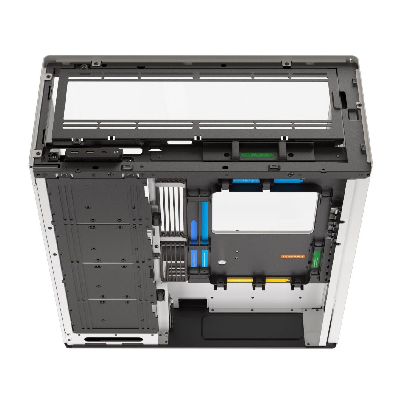 HAVN HS 420 VGPU White Premium Midi Tower Case - HS 420 - Vertical GPU Support — Buy in Cyprus with Fast Delivery