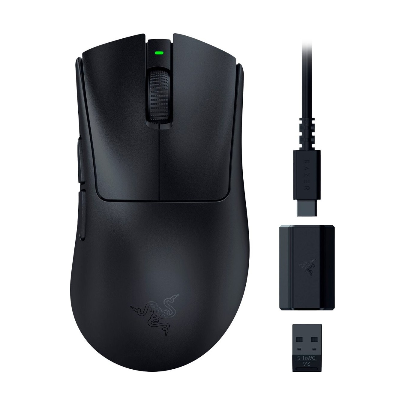 Razer DeathAdder V3 HyperSpeed - V3 HyperSpeed - 55g Ultralight Wireless Gaming Mouse, 26K DPI
