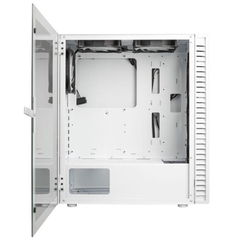 Buy Kolink Observatory HF Glass ARGB Midi Tower Case - White - 6 ARGB fans inclu... in Cyprus, Nicosia, Limassol, Larnaka, Pafos