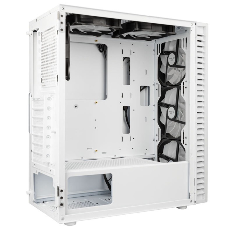 Buy Kolink Observatory HF Glass ARGB Midi Tower Case - White - 6 ARGB fans inclu... in Cyprus, Nicosia, Limassol, Larnaka, Pafos