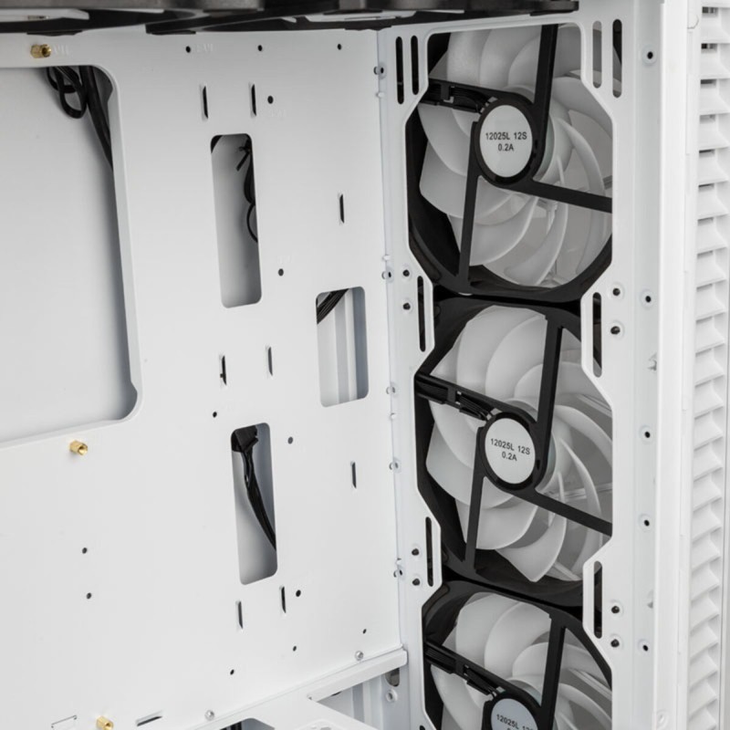 Buy Kolink Observatory HF Glass ARGB Midi Tower Case - White - 6 ARGB fans inclu... in Cyprus, Nicosia, Limassol, Larnaka, Pafos