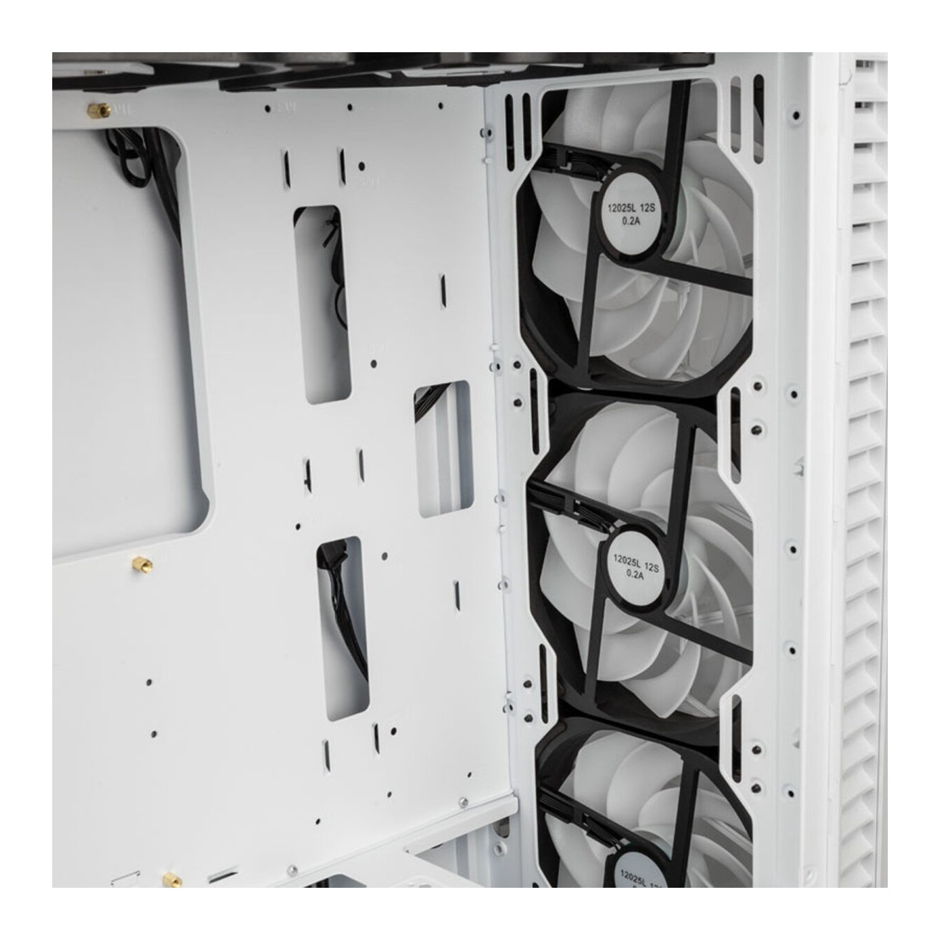 Kolink Observatory HF Glass ARGB Midi Tower Case White – 6 ARGB Fans | Armenius Store