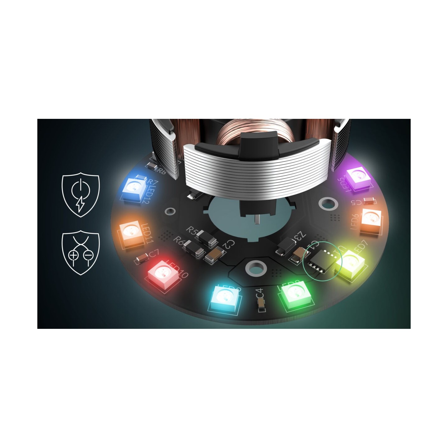 Arctic P14 Pro A-RGB 140mm PWM Fans 3-Pack White (Boxed) — Buy in Cyprus with Fast Delivery