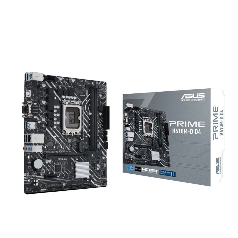 Buy ASUS PRIME H610M-D D4 - LGA1700 Micro-ATX Motherboard - DDR4, Up to 64GB, In... in Cyprus, Nicosia, Limassol, Larnaka, Pafos
