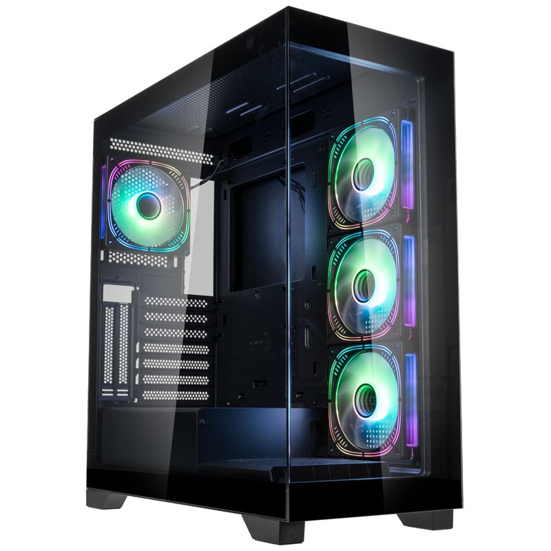 Buy Kolink Unity Peak ARGB Midi Tower Showcase - Black - ATX, 400mm GPU Clearanc... in Cyprus, Nicosia, Limassol, Larnaka, Pafos