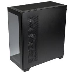 Kolink Unity Peak ARGB Midi Tower Showcase - Black - ATX, 400mm GPU Clearance, 4x Pre-Installed ARGB Fans