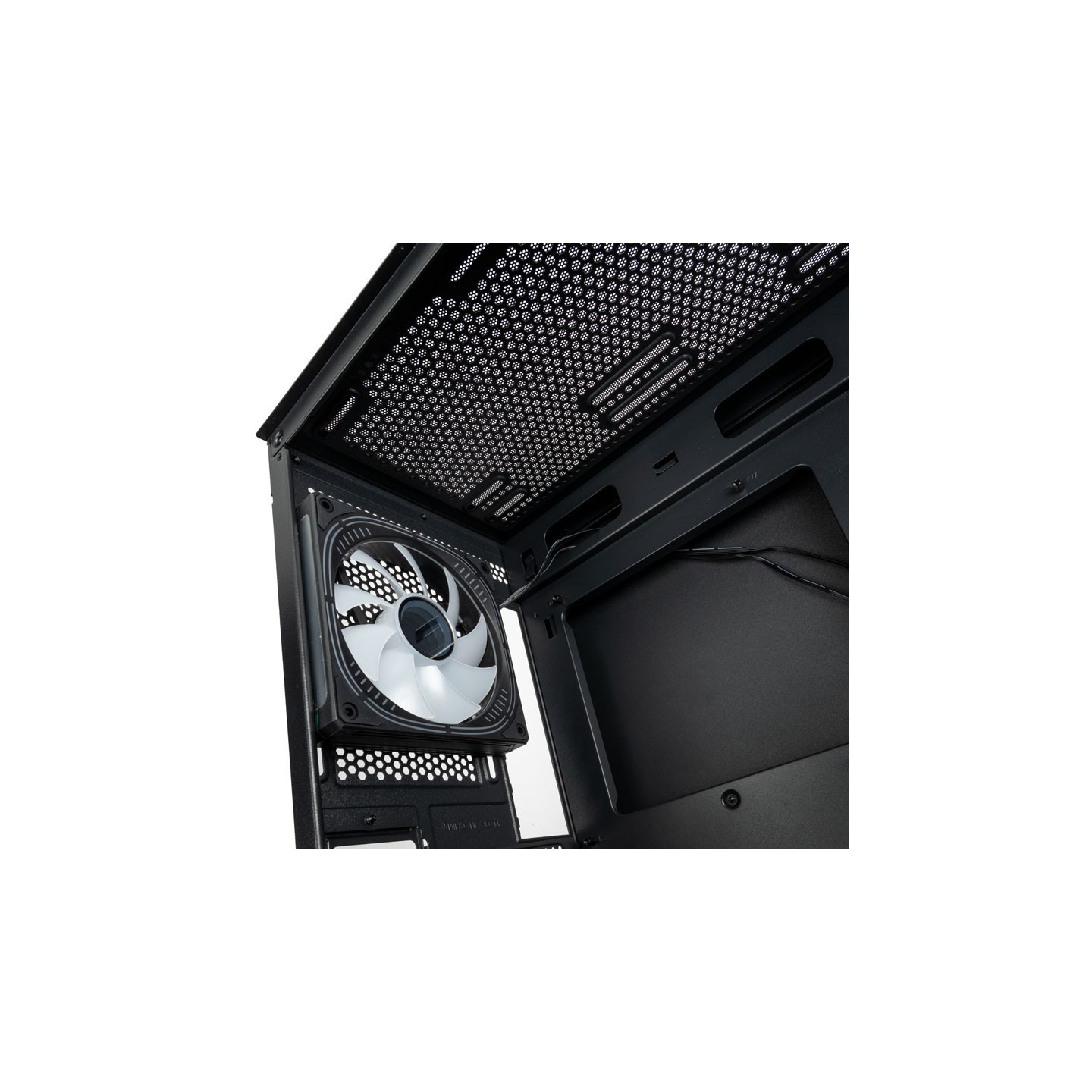 Kolink Unity Peak ARGB Midi Tower Showcase - Black - ATX, 400mm GPU Clearance, 4x Pre-Installed ARGB Fans