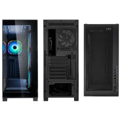 Buy Kolink Unity Peak ARGB Midi Tower Showcase - Black - ATX, 400mm GPU Clearanc... in Cyprus, Nicosia, Limassol, Larnaka, Pafos