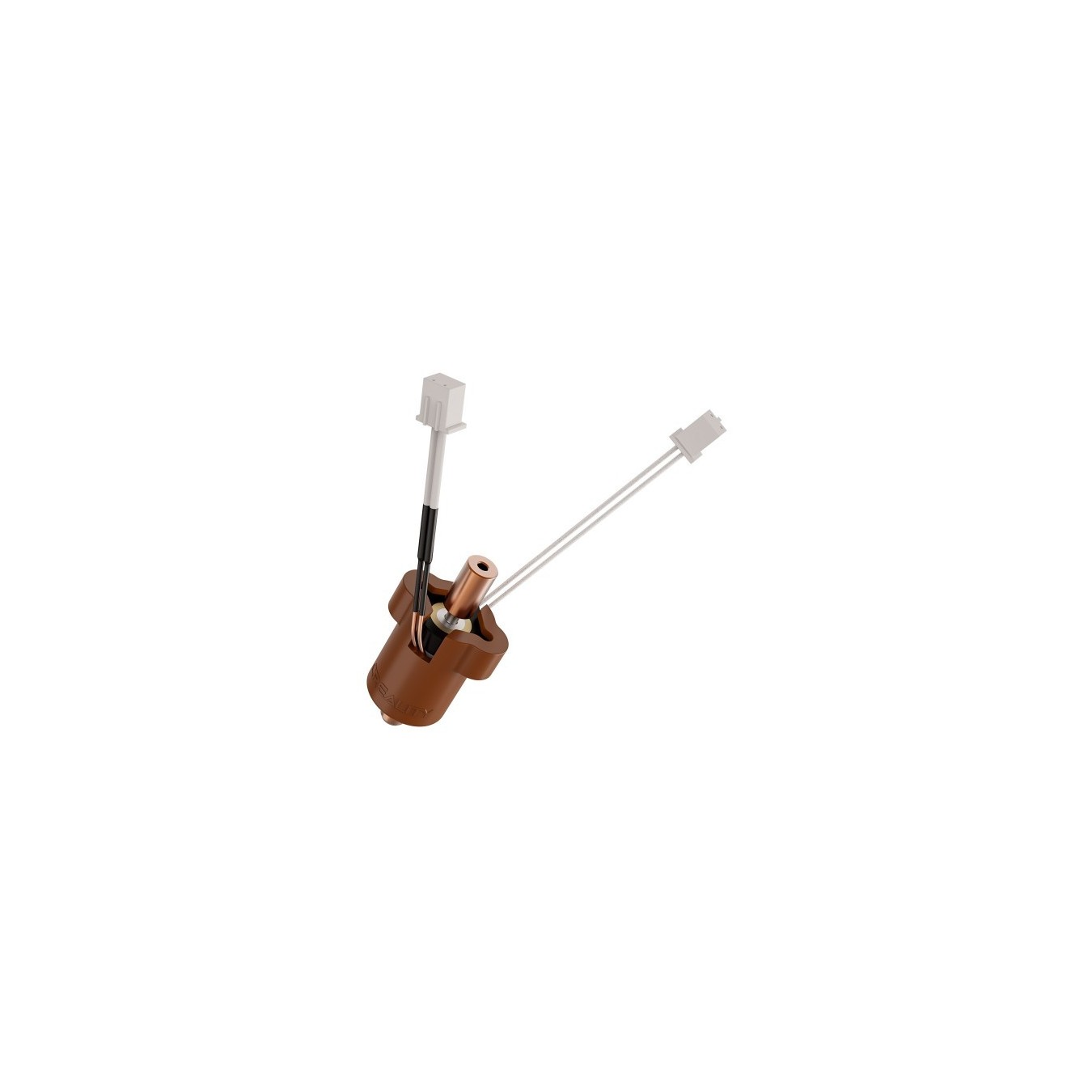 Creality Ceramic Heating Block Kit - Ender-3 V3 KE - 0.4mm x2, Bimetallic Nozzle, Ceramic Heater