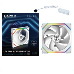 Lian Li UNI FAN SL Wireless 120 Case Fan White - 12SL1W1W (Boxed) — Buy in Cyprus with Fast Delivery