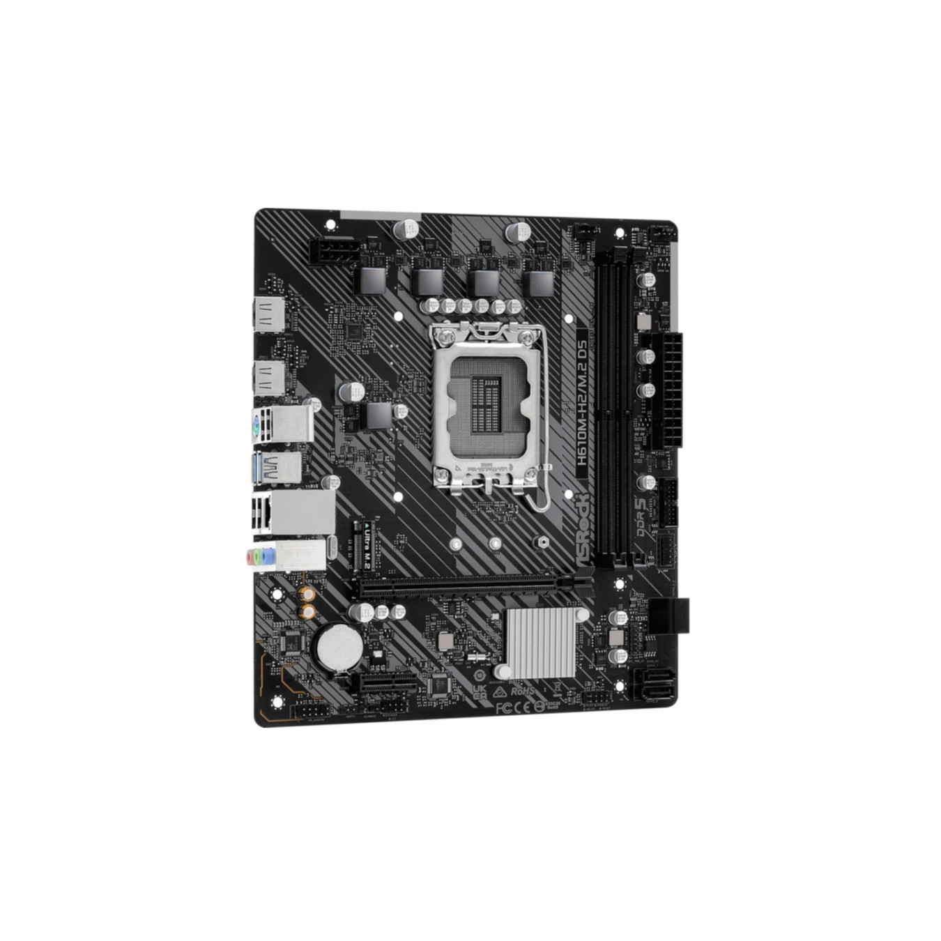ASRock H610M-H2 M.2 D5 - H610 LGA1700 Micro-ATX, DDR5, Dual HDMI, Ultra M.2 — Buy in Cyprus with Fast Delivery