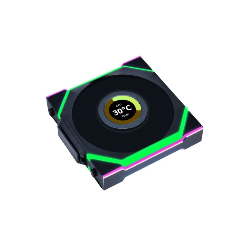 Lian Li UNI FAN SL Wireless LCD 120 Black - 12SLLCD1W1B (Boxed) — Buy in Cyprus with Fast Delivery