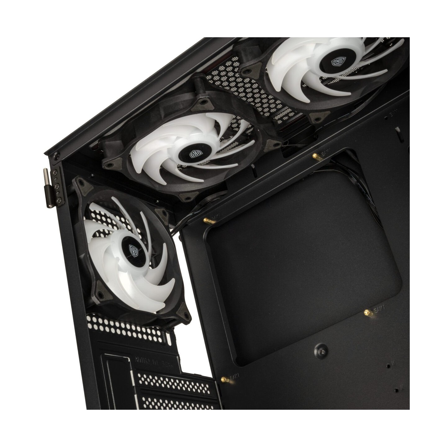 Kolink Observatory HF Glass ARGB Midi Tower Case - Black (Boxed) — Buy in Cyprus with Fast Delivery