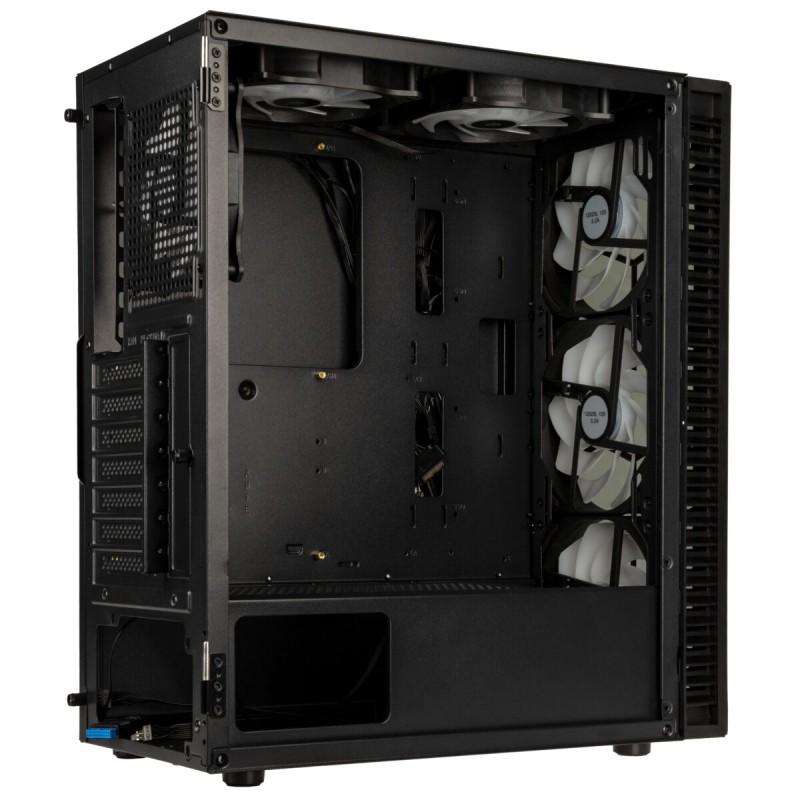 Buy Kolink Observatory HF Glass ARGB Midi Tower Case - Black with 6 ARGB Fans (3... in Cyprus, Nicosia, Limassol, Larnaka, Pafos