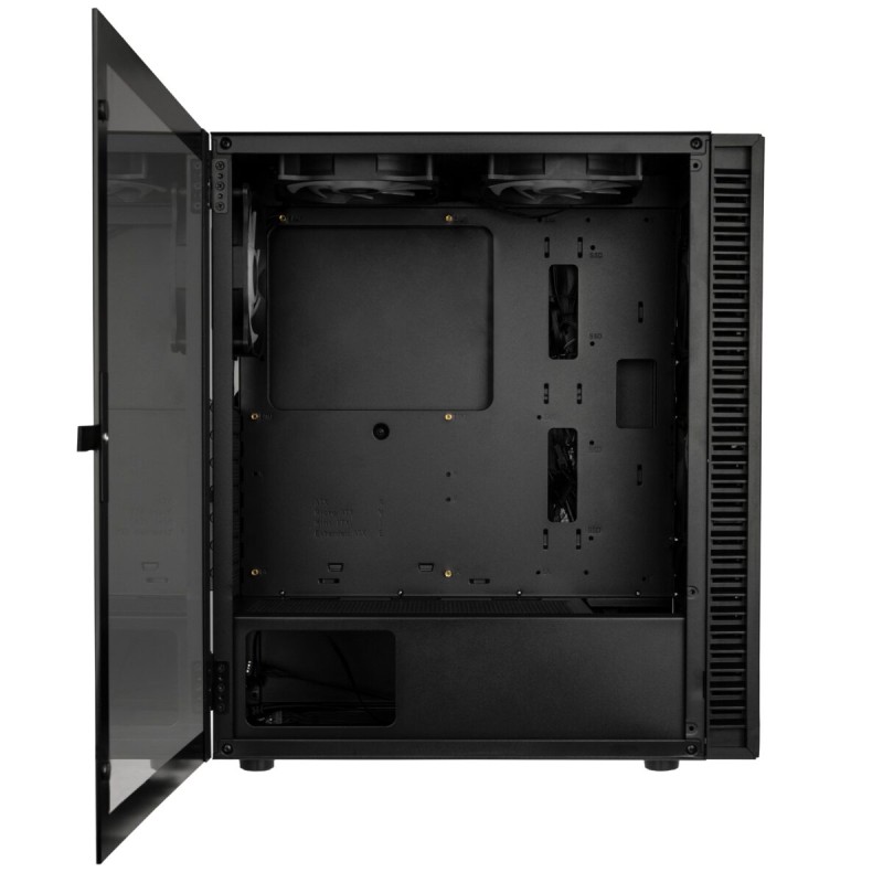 Buy Kolink Observatory HF Glass ARGB Midi Tower Case - Black with 6 ARGB Fans (3... in Cyprus, Nicosia, Limassol, Larnaka, Pafos