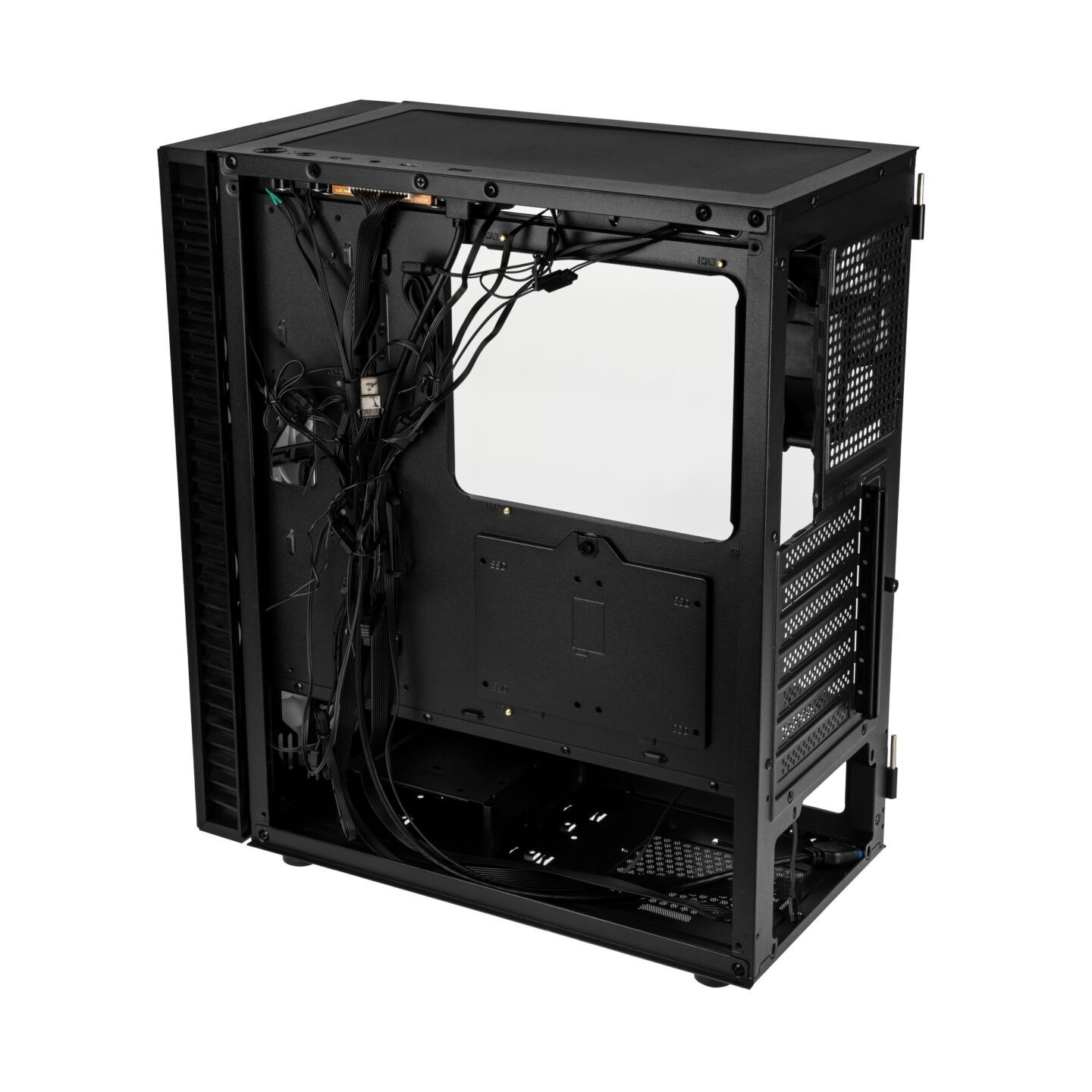 Kolink Observatory HF Glass ARGB Midi Tower Case - Black (Boxed) — Buy in Cyprus with Fast Delivery