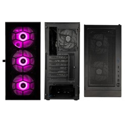 Kolink Observatory HF Glass ARGB Midi Tower Case - Black (Boxed) — Buy in Cyprus with Fast Delivery