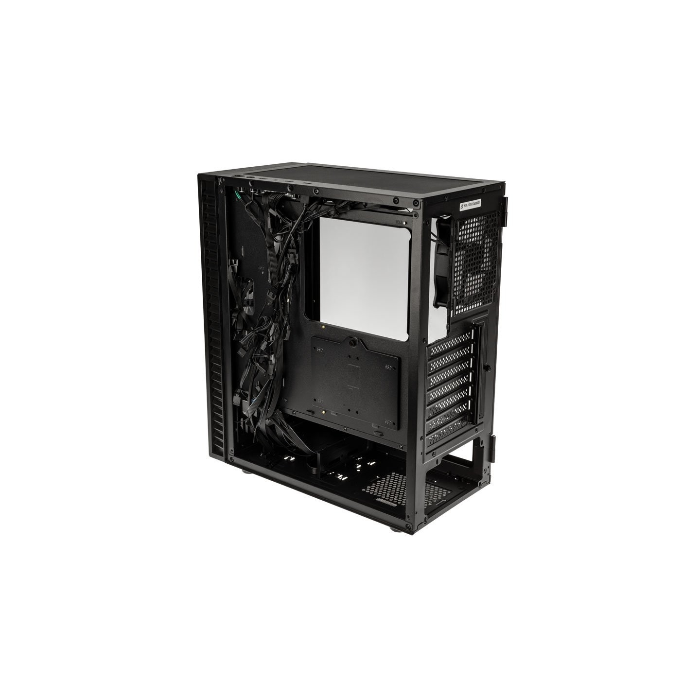 Kolink Observatory HF Plus Mesh ARGB Midi Tower Case Black with 6x ARGB PWM Fans (5x140mm 1x120mm) - 5999094006461 (Boxed)