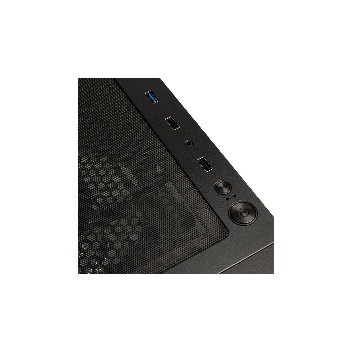 Kolink Observatory HF Plus Mesh ARGB Midi Tower Case Black with 6x ARGB PWM Fans (5x140mm 1x120mm) - 5999094006461 (Boxed)