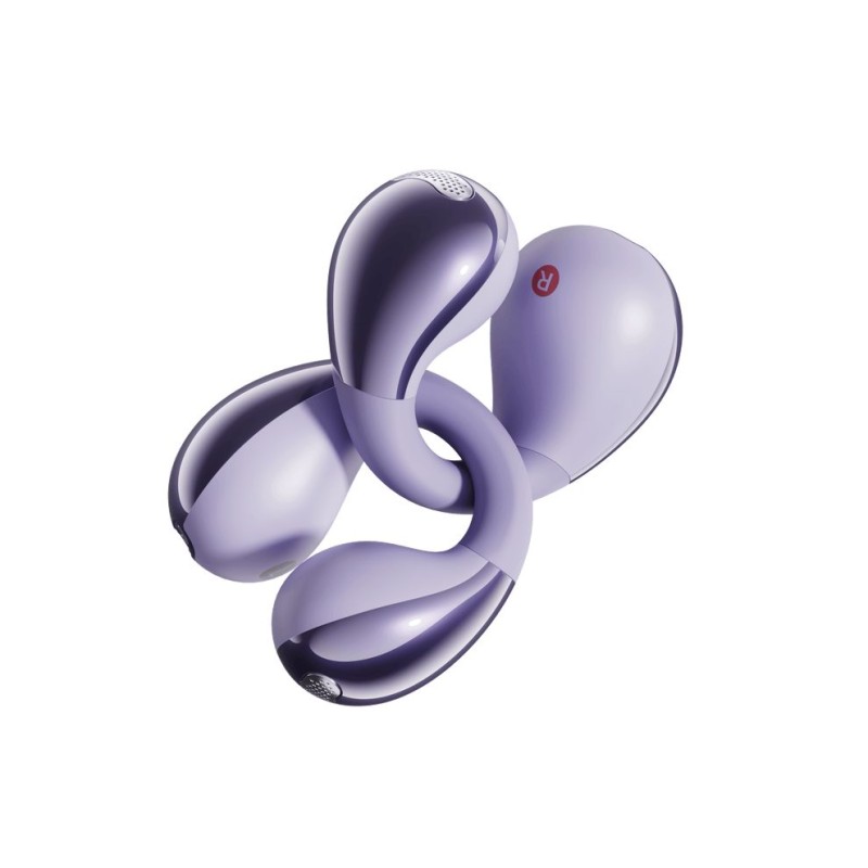 Buy QCY Crossky C30 Purple Open Ear Earclip - QT33 - BT 5.4 Dual Connection, Bas... in Cyprus, Nicosia, Limassol, Larnaka, Pafos