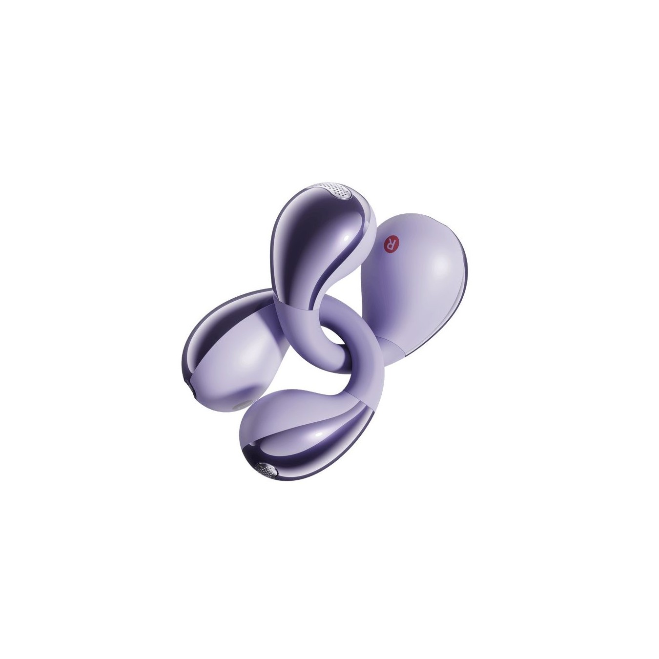QCY Crossky C30 Purple Open Ear Earclip - QT33 - BT 5.4 Dual Connection, Bass Enhance Algo — Buy in Cyprus with Fast Delivery