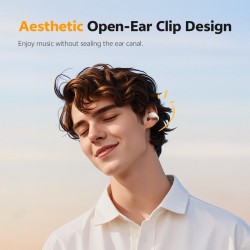 Buy QCY Crossky C10 White Open Ear TPU Earclip - C10 - Open-Ear, BT 5.4, IPX5 in Cyprus, Nicosia, Limassol, Larnaka, Pafos