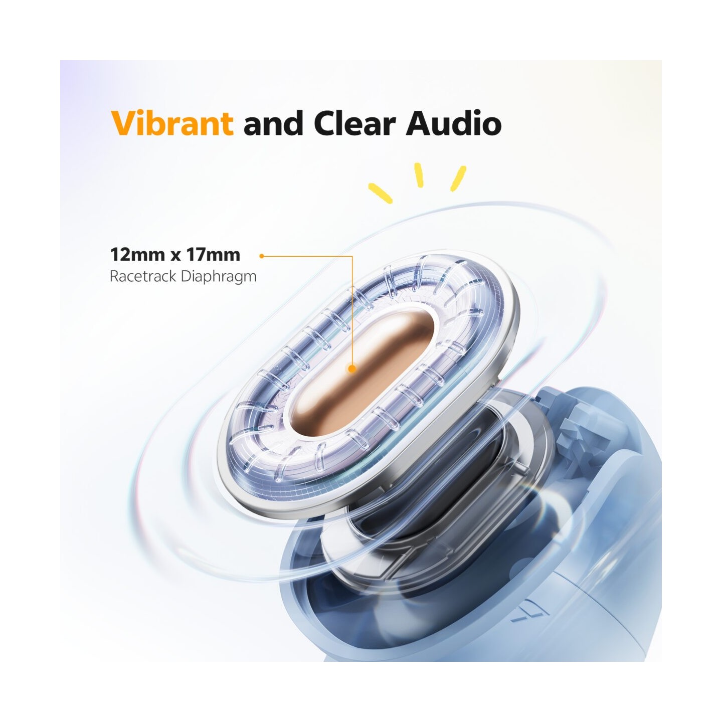 QCY Crossky C10 White Open Ear TPU Earclip - C10 - Open-Ear, BT 5.4, IPX5 — Buy in Cyprus with Fast Delivery