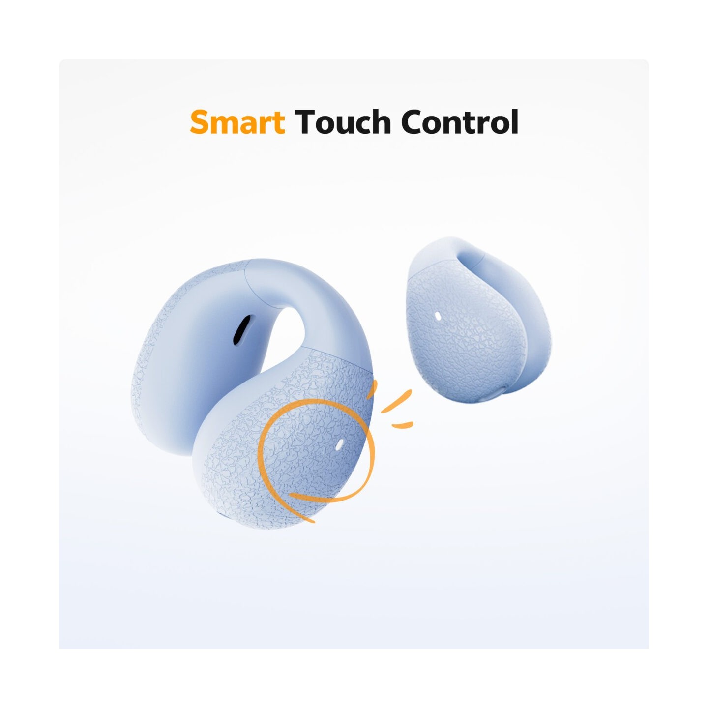 QCY Crossky C10 White Open Ear TPU Earclip - C10 - Open-Ear, BT 5.4, IPX5 — Buy in Cyprus with Fast Delivery