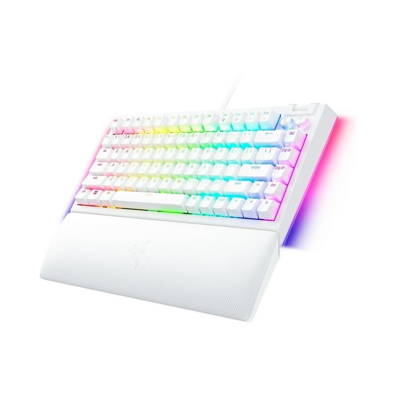 Buy Razer BlackWidow V4 75% White - Mechanical RGB Keyboard - Hot-Swappable - Or... in Cyprus, Nicosia, Limassol, Larnaka, Pafos