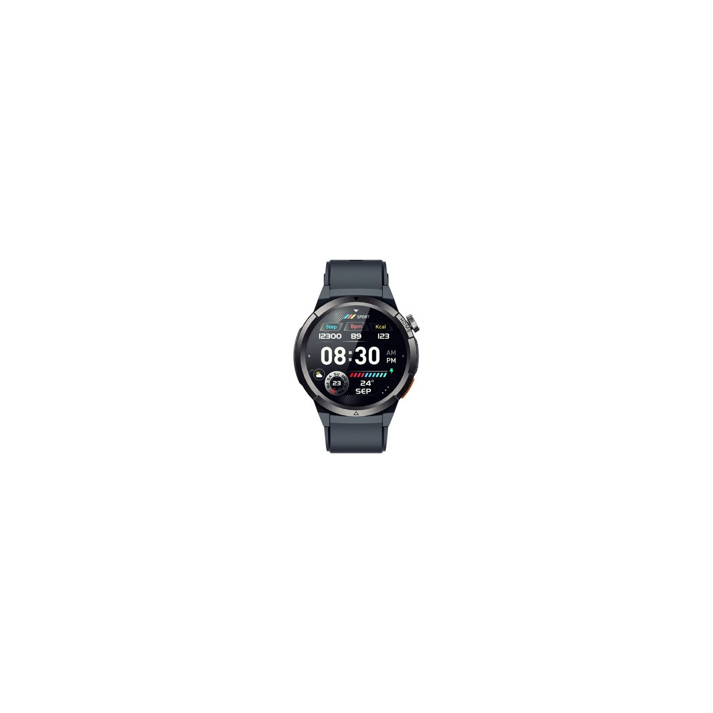 QCY Active GX Watch - S12 - Black, 1.43\" AMOLED, 466x466, IP68, Bluetooth Calling — Buy in Cyprus with Fast Delivery