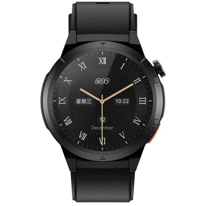 Buy QCY Active GX Watch - S12 - Black, 1.43\" AMOLED, 466x466, IP68, Bluetooth C... in Cyprus, Nicosia, Limassol, Larnaka, Pafos