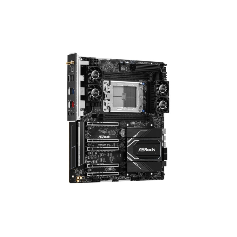Buy ASRock TRX50 WS - sTR5 E-ATX Workstation Motherboard - TRX50 Chipset, 18+3+3... in Cyprus, Nicosia, Limassol, Larnaka, Pafos