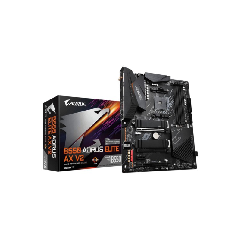 Buy GIGABYTE AORUS ELITE AX v2 - GA-B550-AORUS ELITE AX v2 - ATX, AM4, B550, DDR... in Cyprus, Nicosia, Limassol, Larnaka, Pafos