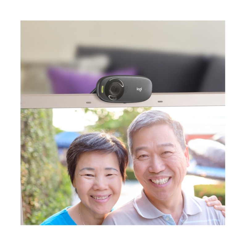 Buy Logitech C310 - 720p HD Webcam - Black, USB, Clip-Mount, Built-in Mic in Cyprus, Nicosia, Limassol, Larnaka, Pafos
