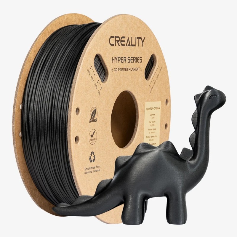 Buy Creality Hyper PLA-CF Black Carbon Fiber 3D Printer Filament - 1.75mm (Color... in Cyprus, Nicosia, Limassol, Larnaka, Pafos