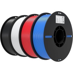 Creality EN-PLA Value Pack 4kg - 3301010474 - 1.75mm PLA filament Multi-color (Black, White, Red, Blue)