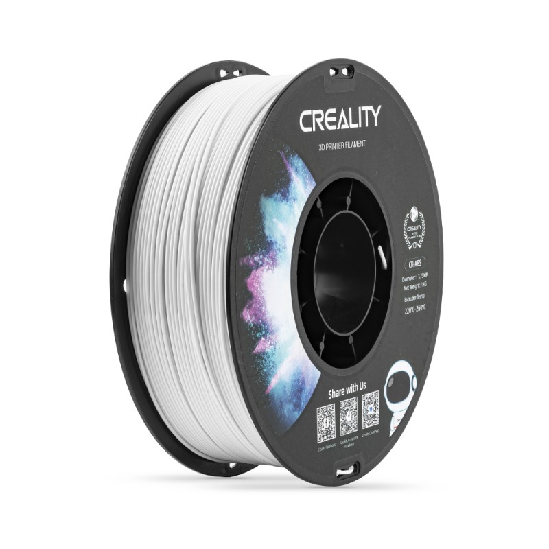 Buy Creality CR-ABS White Filament - CR-ABS - White, 1.75mm, 1 kg Spool, 43 MPa in Cyprus, Nicosia, Limassol, Larnaka, Pafos