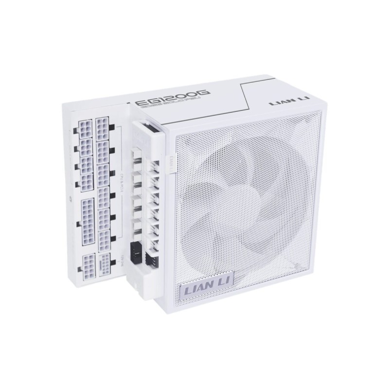 Lian Li EDGE GOLD 1200W 80 Plus Gold Fully Modular ATX PSU White - ATX 3.1 Compatible (G9P.EG1200G.WH0)