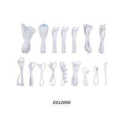 Lian Li EDGE GOLD 1200W 80 Plus Gold Fully Modular ATX PSU White - ATX 3.1 Compatible (G9P.EG1200G.WH0)