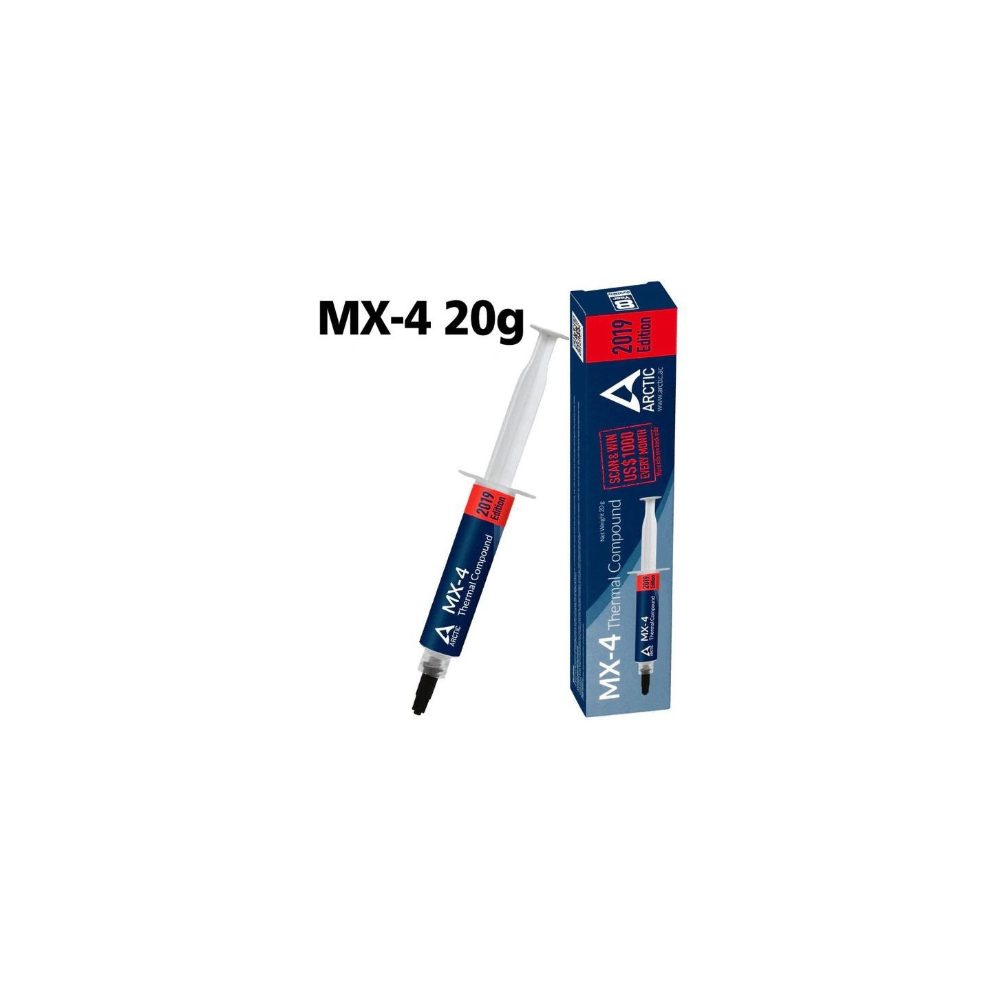 Arctic MX-4 Thermal Paste - Non-conductive, 8.5 W/mK, 20g (Boxed) — Buy in Cyprus with Fast Delivery