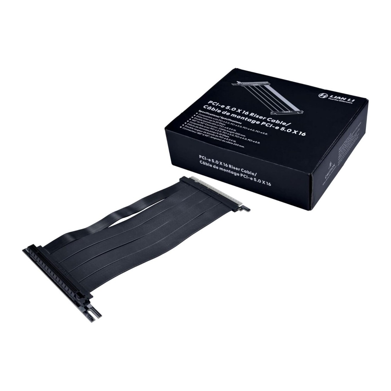 Lian Li PCIe 5.0 RISER CABLE 200mm - Black — Buy in Cyprus with Fast Delivery