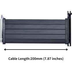 Buy Lian Li PCIe 5.0 RISER CABLE 200mm - Black in Cyprus, Nicosia, Limassol, Larnaka, Pafos
