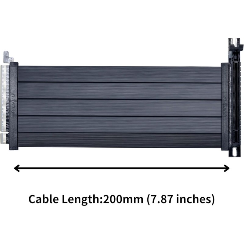 Buy Lian Li PCIe 5.0 RISER CABLE 200mm - Black in Cyprus, Nicosia, Limassol, Larnaka, Pafos