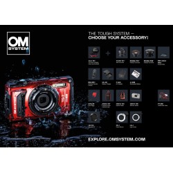 Buy Olympus OM-System TG-7 Black - TG-7 - Waterproof Rugged Compact Camera in Cyprus, Nicosia, Limassol, Larnaka, Pafos