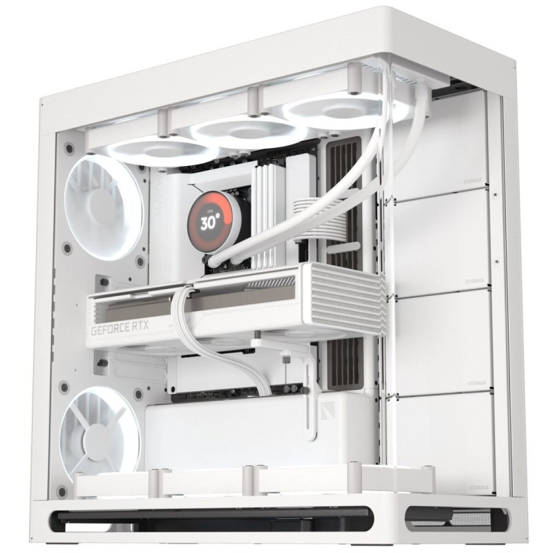 Buy HAVN HS 420 White Premium Midi Tower Case - HS 420 - Horizontal GPU, ATX Sup... in Cyprus, Nicosia, Limassol, Larnaka, Pafos