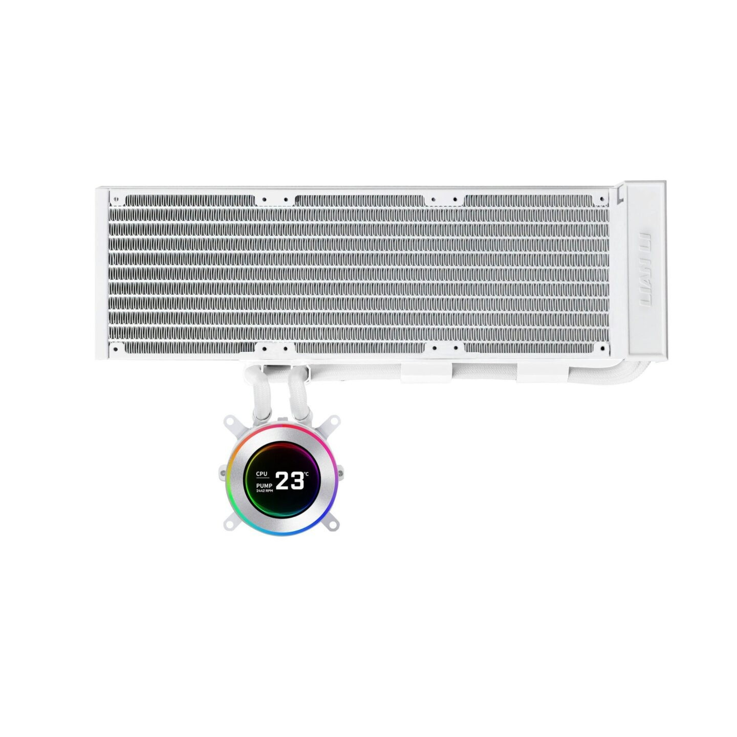 Lian Li HydroShift II LCD-C 360 - HYDROSHIFT II LCD-C 360 - White Fanless AIO CPU Cooler (EAN 4718466018045)